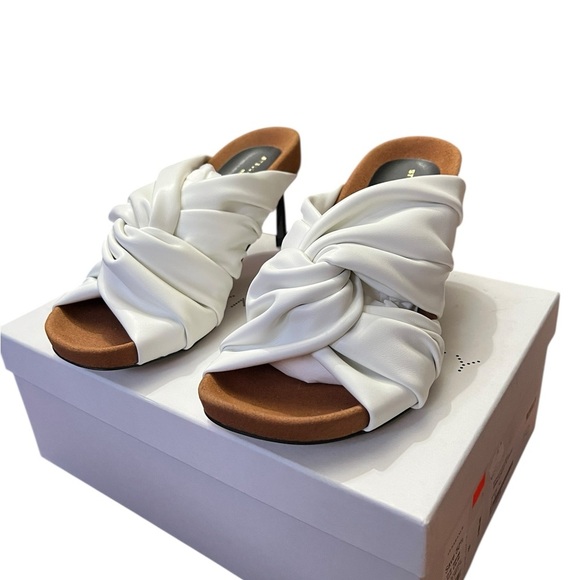 Stella McCartney Terra High Heel Slide Sandals - Picture 2 of 7